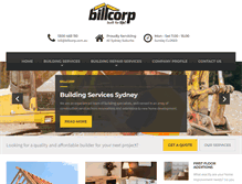 Tablet Screenshot of billcorp.net.au